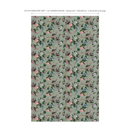 Papier peint panoramique Kitch Forestier