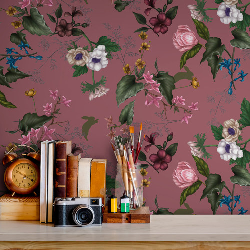 Papier peint panoramique Kitch Forestier