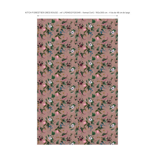 Papier peint panoramique Kitch Forestier