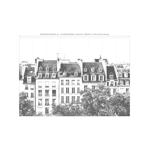 Papier peint panoramique Grands Boulevards