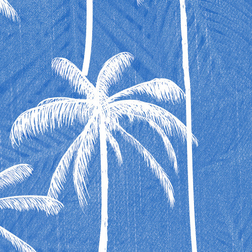 Papier peint panoramique Palm Jeans