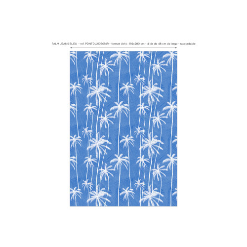 Papier peint panoramique Palm Jeans