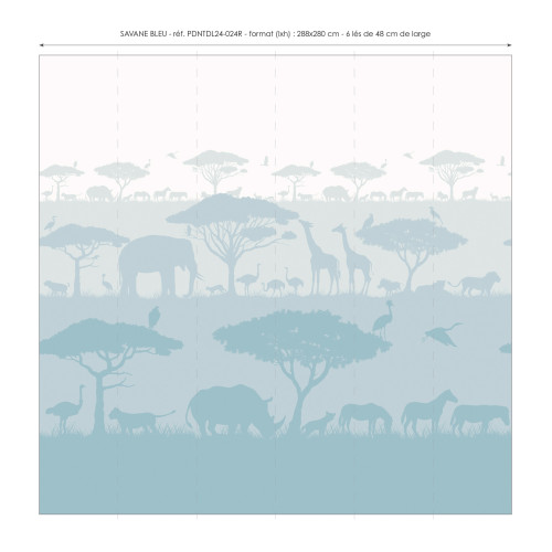 Papier peint panoramique Savane