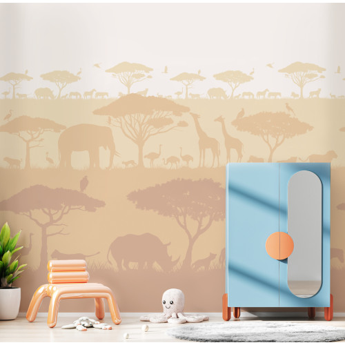 Papier peint panoramique Savane