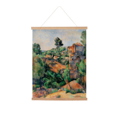 Toile suspendue Bibémus Quarry (1895) Paul Cézanne