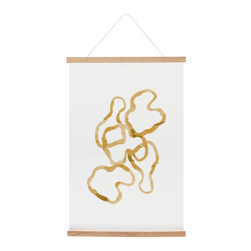 Toile suspendue Abstract Yellow