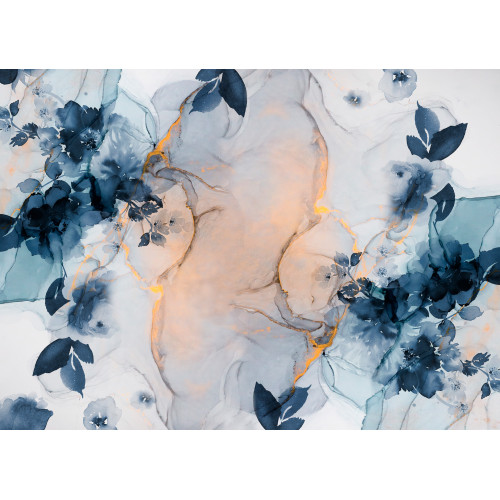 Papier peint panoramique Marble&Flowers XL