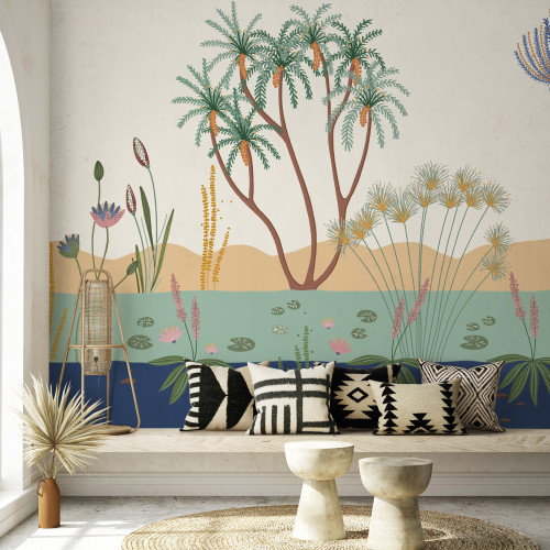 Papier peint panoramique Le long du Nil