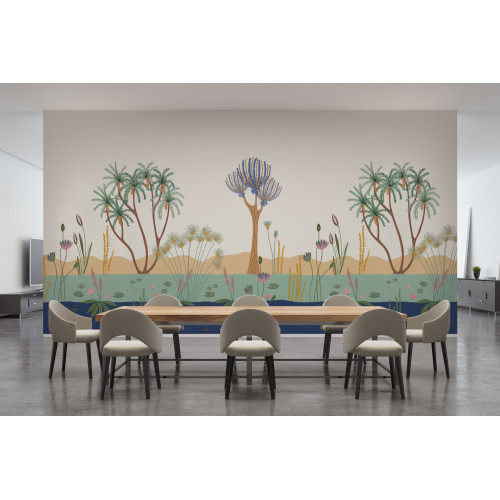 Papier peint panoramique Le long du Nil