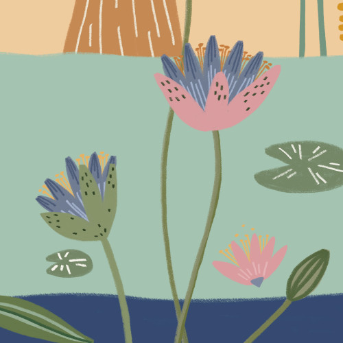 Papier peint panoramique Le long du Nil