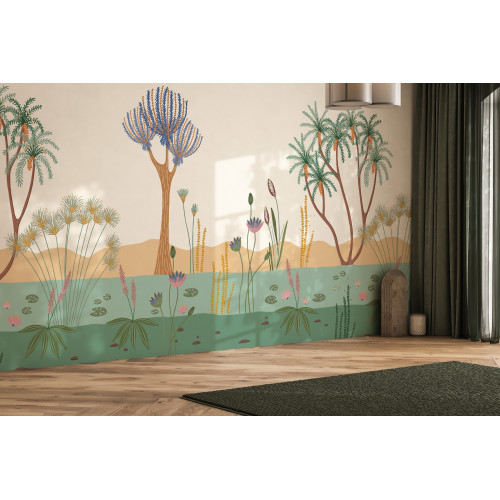 Papier peint panoramique Le long du Nil