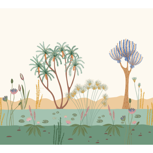 Papier peint panoramique Le long du Nil