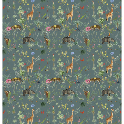 Papier peint panoramique Bestiaire Botanique Motif