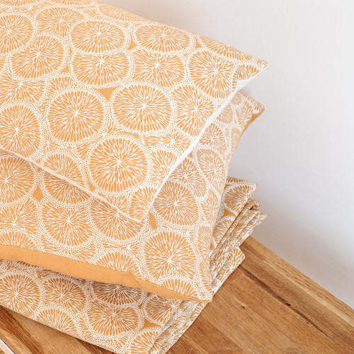 Housse de coussin rectangle - 34 caramel