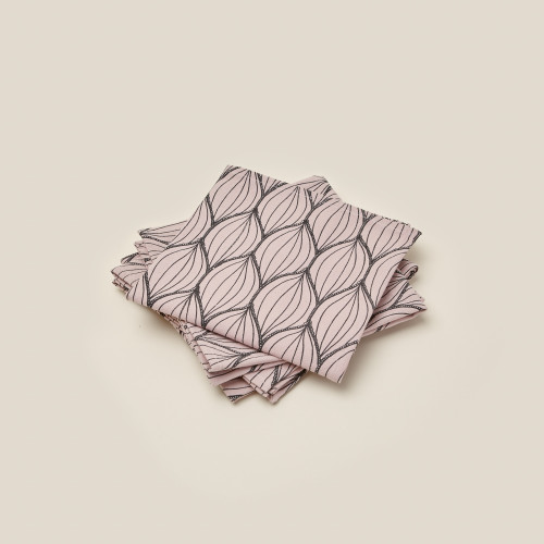 Nappe et 4 serviettes assorties 38 Pink