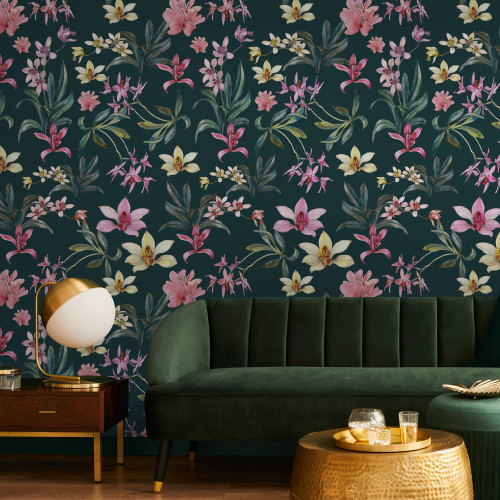 Papier peint panoramique Denise's flowers