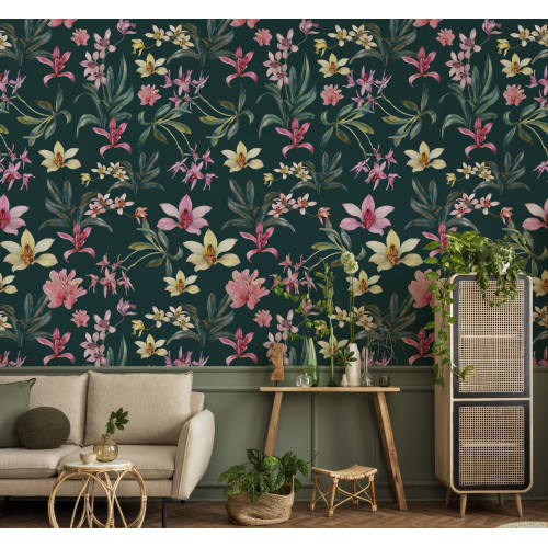 Papier peint panoramique Denise's flowers