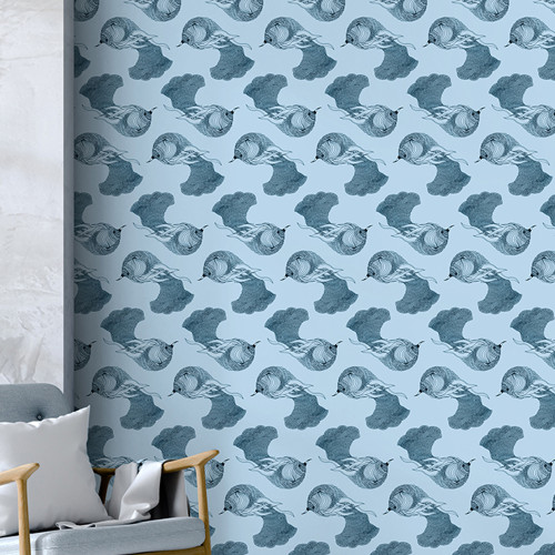 Papier peint 28 - Oiseaux célestes