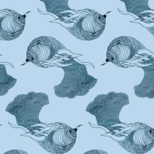 Papier peint 28 - Oiseaux célestes