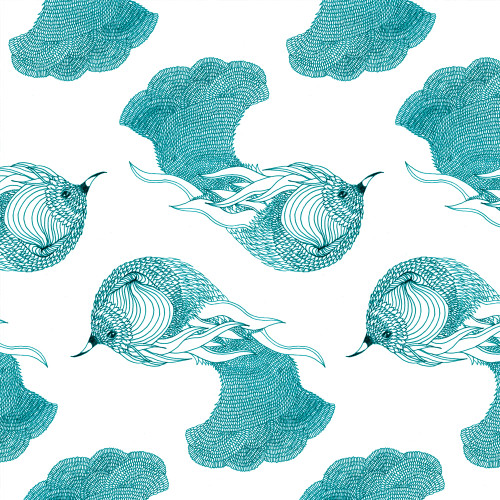 Papier peint 28 - Oiseaux célestes