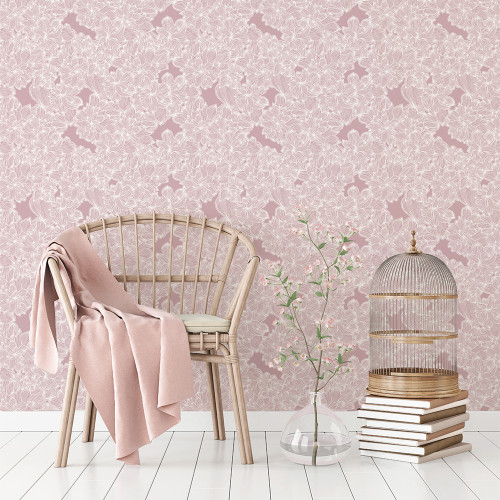 Papier peint 29 - Douceur floral