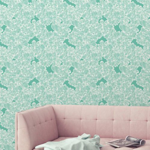 Papier peint 29 - Douceur floral