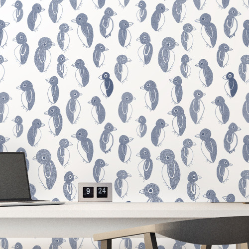 Papier peint 32 - Manchots chics