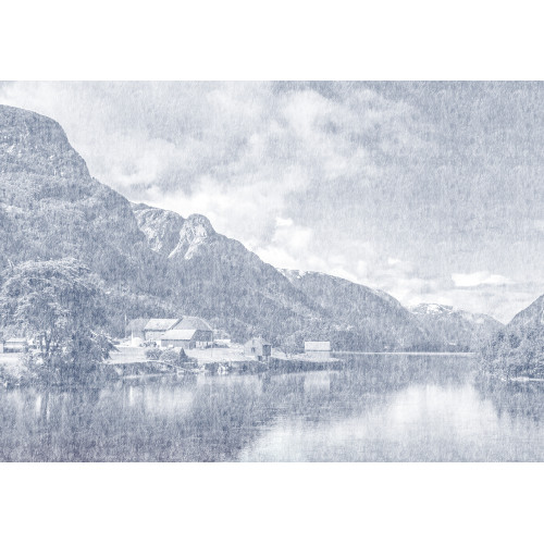 Papier peint panoramique Norvège marine