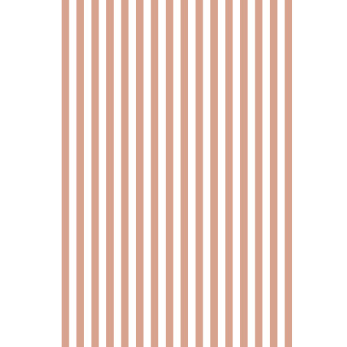 Papier peint à Rayures Harmonie - grès rouge