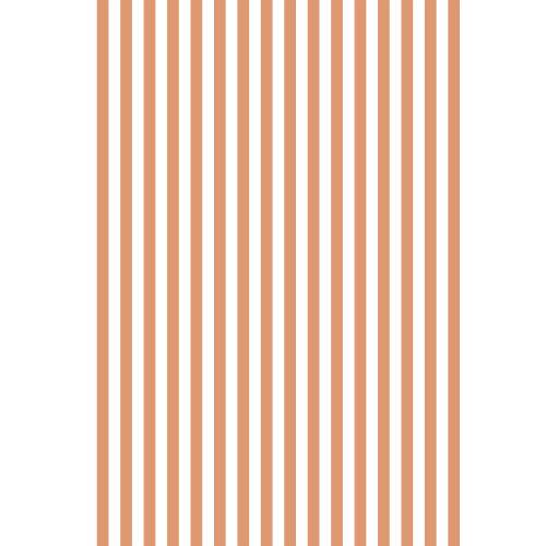 Papier peint à Rayures Harmonie - terracotta