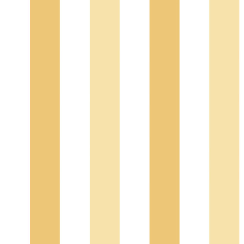 Papier peint à Rayures Alternées - ocre