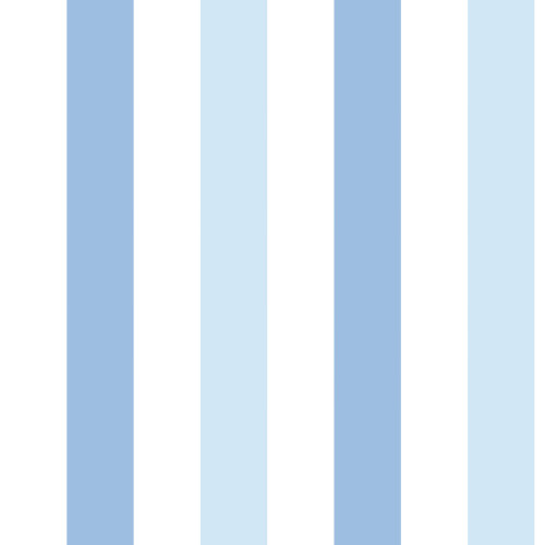 Papier peint à Rayures Alternées - bleu
