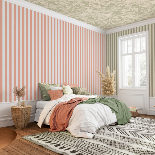 Papier peint à Rayures Douces