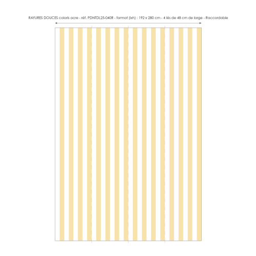 Papier peint à Rayures Douces