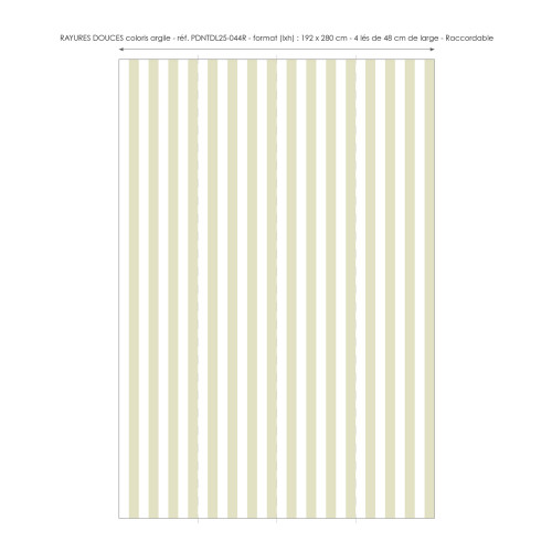 Papier peint à Rayures Douces