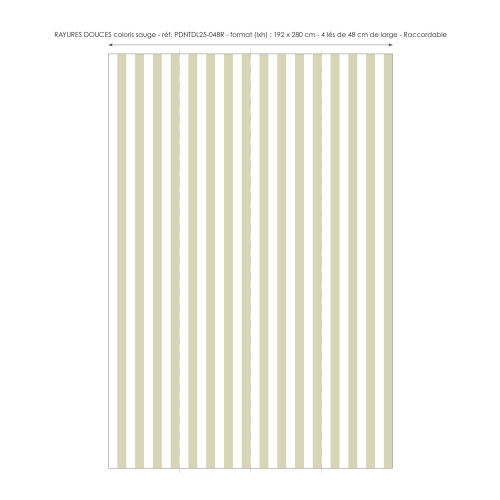 Papier peint à Rayures Douces