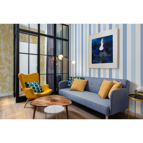 Papier peint à Rayures Majestueuses