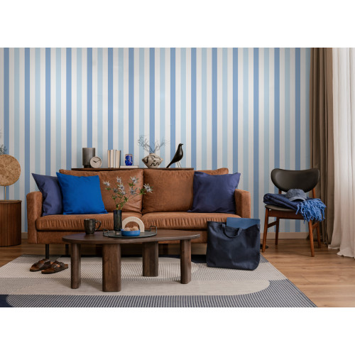 Papier peint à Rayures Alternées