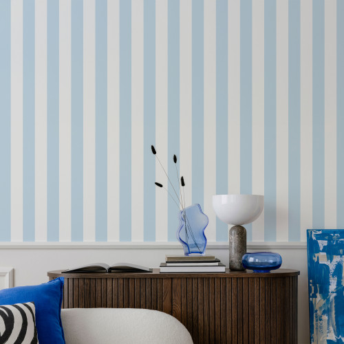 Papier peint à Rayures Douces