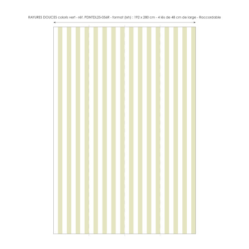 Papier peint à Rayures Douces