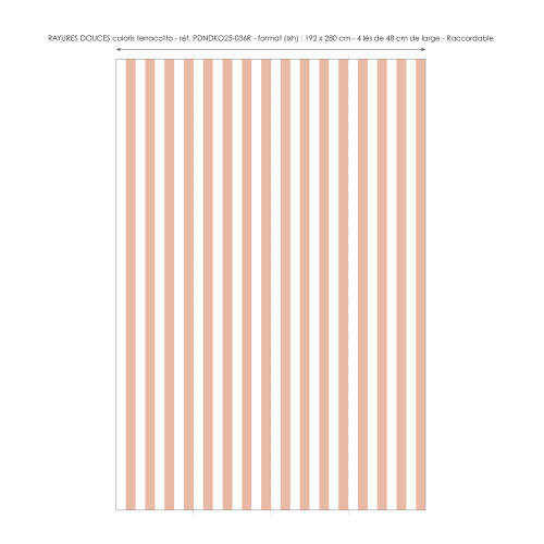 Papier peint à Rayures Douces
