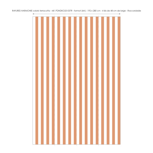 Papier peint à Rayures Harmonie