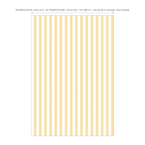 Papier peint à Rayures Douces