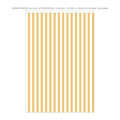 Papier peint à Rayures Harmonie