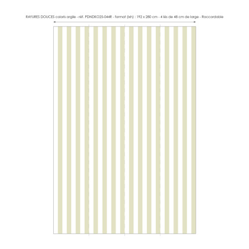 Papier peint à Rayures Douces