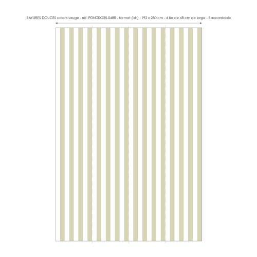 Papier peint à Rayures Douces