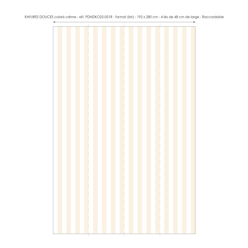 Papier peint à Rayures Douces