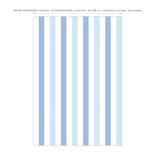 Papier peint à Rayures Majestueuses