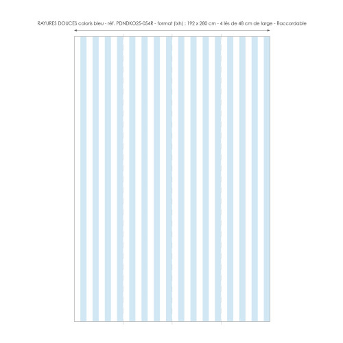 Papier peint à Rayures Douces