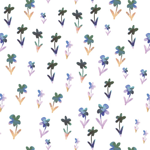 Papier peint Lignes Florales